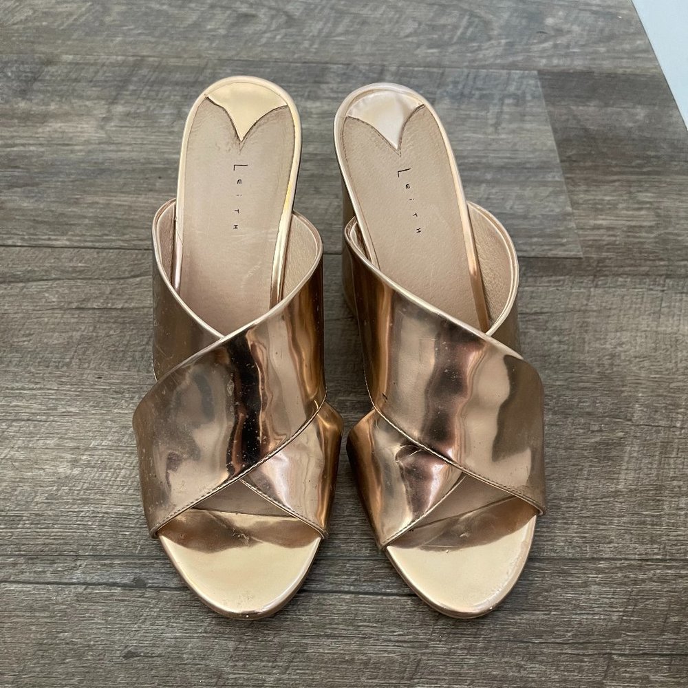 Bronze Heels Size 7.5